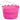 Amscan - Panier En Plastique Rose - Paques - Party Shop