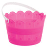 Amscan - Panier En Plastique Rose - Paques - Party Shop