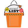 Amscan - Panneau En Carton 15" X 13" - Bucket List - Party Shop