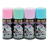 2 oz pastel hair spray in baby blue, pastel green, lavender, and baby pink. Perfect for Halloween, cosplay, parties, and shows. Easy to apply and wash out. - FunWorld - Party Shop
