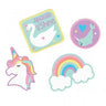 Amscan - Patch 4 Pcs -Licorne Party Time - Party Shop