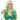 RUBIES - Perruque Adulte - Blonde Et Turquoise - Party Shop