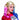 RUBIES - Perruque Adulte Deluxe - Harley Quinn - Party Shop