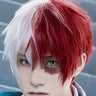 Karnival Costumes - Perruque Adulte - Hero D'Anime Blanc Et Rouge - Party Shop