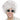 RUBIES - Perruque Afro - Blanche - Party Shop