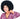 RUBIES - Perruque Afro - Noir - Party Shop