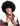 RUBIES - Perruque Afro - Noir - Party Shop