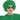 RUBIES - Perruque Afro - Verte - Party Shop