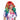 FUN WORLD - Perruque Clown - Multicolore - Party Shop