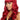 Leg Avenue - Perruque De Vilaine - Rouge - Party Shop