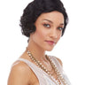 WESTBAY - Perruque Haute Gamme - 20'S Noir - Party Shop