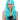 WESTBAY - Perruque Haute Gamme - Longue Burlesque Bleu Pale - Party Shop