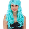 WESTBAY - Perruque Haute Gamme - Longue Burlesque Bleu Pale - Party Shop