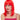 WESTBAY - Perruque Haute Gamme - Rouge - Party Shop