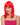 WESTBAY - Perruque Haute Gamme - Rouge - Party Shop