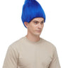 WESTBAY - Perruque Haute Gamme - Troll Bleu - Party Shop