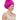 WESTBAY - Perruque Haute Gamme - Troll Magenta - Party Shop