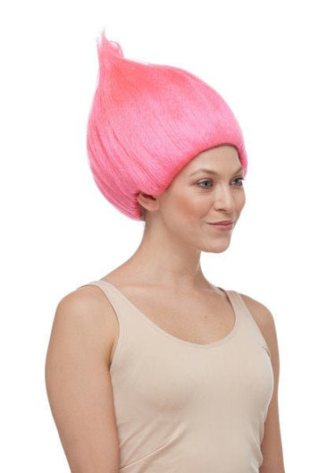 WESTBAY - Perruque Haute Gamme - Troll Rose - Party Shop