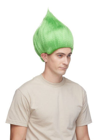 WESTBAY - Perruque Haute Gamme - Troll Vert - Party Shop