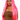 Leg Avenue - Perruque Longue Droite Raie Milieu Rose - Party Shop