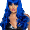 Leg Avenue - Perruque Longue Ondulée - Bleu - Party Shop