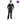 Adult pilot costume with hat, shirt, jacket, tie and pants. Realistic airline captain outfit for Halloween, carnival, cosplay or themed party. MOM - Party Shop