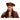 MOM - Pirate hat with braids 58 cm. Perfect adult costume accessory for Halloween, carnival, cosplay or pirate-themed parties.- Party Shop