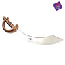 MOM - Pirate sword 45 cm. Lightweight and safe accessory to complete pirate costumes for Halloween, carnival, cosplay or themed parties- Party Shop