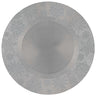 Amscan - Plateau De Service Rond - Flocon De Neige Argent - Party Shop