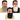 Adult plush beard and mustache with elastic strap – available in black, white, or grey – costume accessory for Halloween or cosplay - Funworld - Party Shop