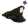 MOM -Adult police cap 58 cm. Realistic policeman hat accessory to complete a police costume for Halloween, carnival, cosplay or themed party - Party Shop