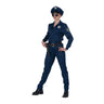 Adult policewoman costume with shirt, pants, belt and hat. Perfect for Halloween, cosplay, carnival or themed party. Fast delivery Party Shop