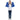Amscan - Pompons Meneuse de Claque - Bleu - Party Shop
