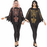 FUN WORLD - Poncho Adulte - Squelette À Paillettes - Party Shop