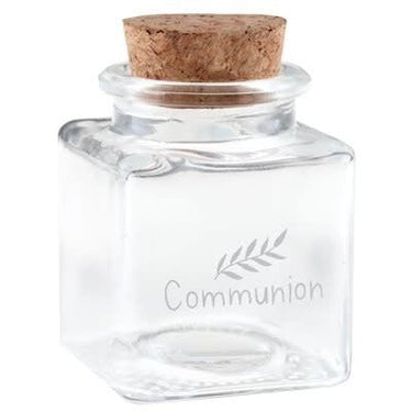 Santex - Pot Carré Communion Blanc 4 X 4 X 6 Cm - Party Shop
