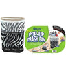 Party Shop - Poubelle Portable Zebrée - Party Shop