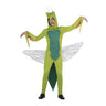 MOM - Adult praying mantis costume one size M to XL – hood, jumpsuit and armbands included – unique insect outfit for Halloween, carnival or cosplay  - Party Shop