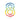 White birthday candle with rainbow border – festive cake decoration for kids’ parties, baby showers, and colorful celebrations - Unique - Party Shop