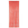 Amscan - Rideau Métallique 8'X3' - Corail - Party Shop