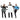 Rock Paper Scissors group costume for adults – funny 3-in-1 Halloween outfit, includes rock, paper, and scissors. Perfect for parties and themed events. - FunWorld - Party Shop