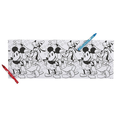 Unique - Rouleaux À Colorier (3Pc) Avec Crayons - Mickey Mouse - Party Shop