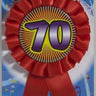 Forum Novelty - Ruban de Fête Rouge - 70 ans - Party Shop
