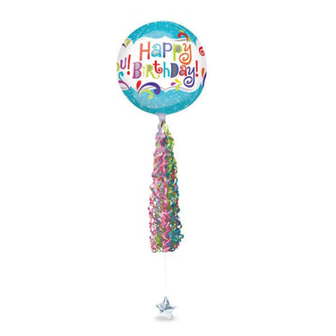 Anagram - Ruban Décoratif Twirlz Pour Ballon - Tons Festif - Party Shop