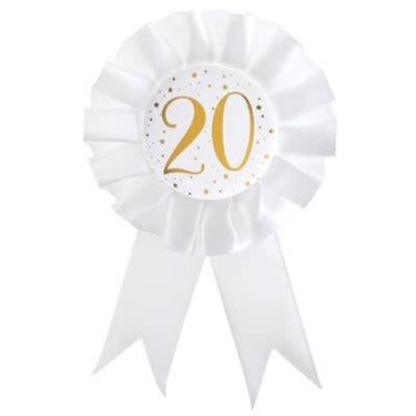 Santex - Ruban de Fête Or - 20 Ans - Party Shop