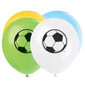 Unique - Sac De 8 Ballons En Latex 12" - Soccer - Party Shop