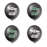 Unique - Sac De 8 Ballons En Latex 12" - Mandalorian (The Child) Star Wars - Party Shop