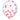 Amscan - Sac De Ballon Confetti (6)  ''12Po'' - Rose & Or - Party Shop