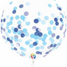 FUNSATIONAL - Sac De Ballons Confetti (3) - Bleu - Party Shop