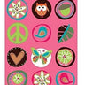 Amscan - Sac D'Emballage En Papier - Fille Hippie - Party Shop