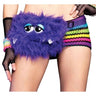 Leg Avenue - Sac Pour Taille - Monstre Poilu Mauve - Party Shop